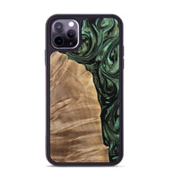 iPhone 11 Pro Max Wood Phone Case - Ellamae (Green, 733175)