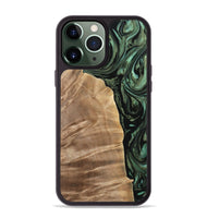 iPhone 13 Pro Max Wood Phone Case - Ellamae (Green, 733175)