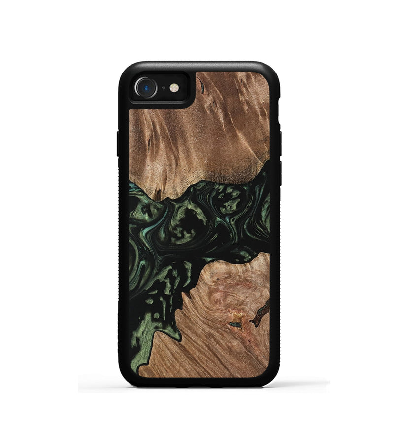 iPhone SE Wood Phone Case - Karam (Green, 733177)