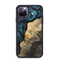 iPhone 11 Pro Max Wood Phone Case - Hanco (Blue, 733190)