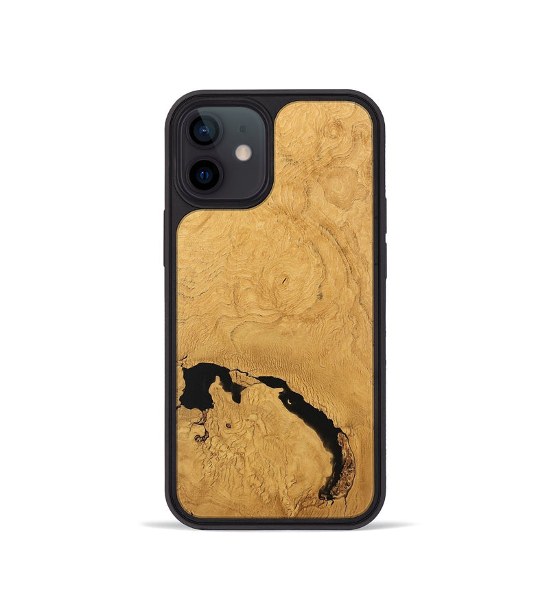 iPhone 12 mini Wood Phone Case - Vassie (Wood Burl, 733191)