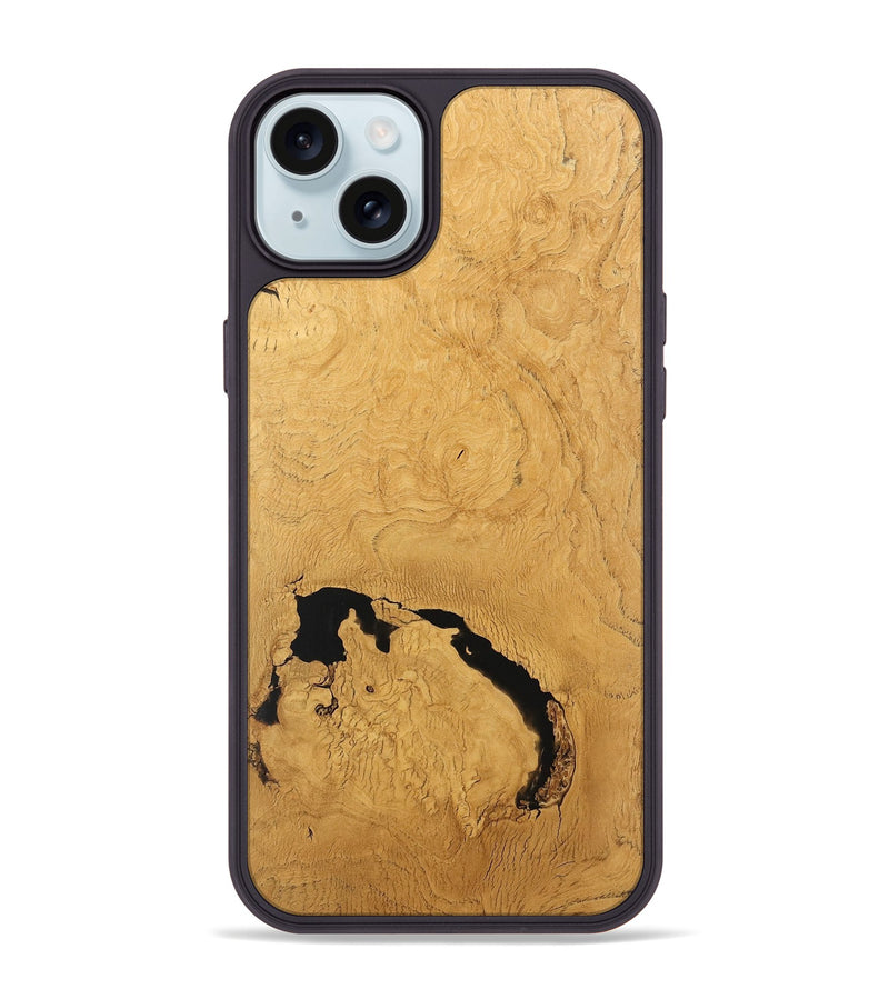 iPhone 15 Plus Wood Phone Case - Vassie (Wood Burl, 733191)