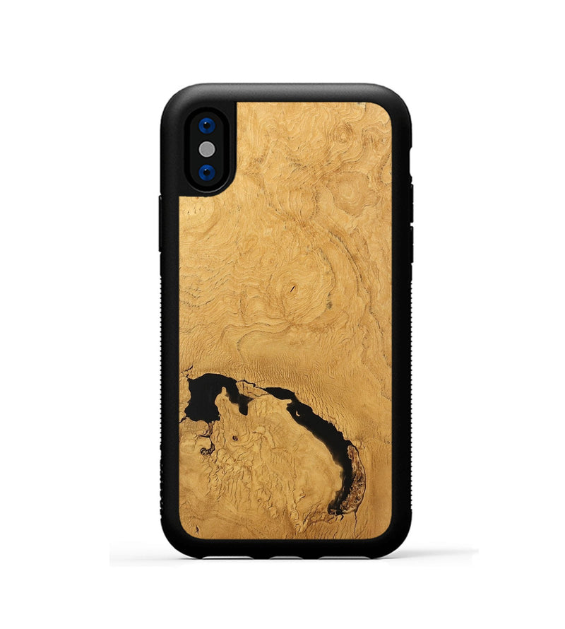 iPhone Xs Wood Phone Case - Vassie (Wood Burl, 733191)