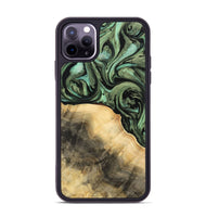 iPhone 11 Pro Max Wood Phone Case - Hoog (Green, 733193)