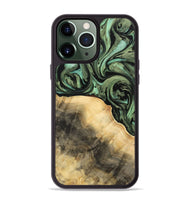 iPhone 13 Pro Max Wood Phone Case - Hoog (Green, 733193)