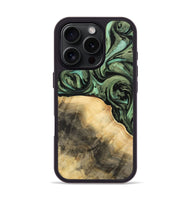 iPhone 16 Pro Wood Phone Case - Hoog (Green, 733193)