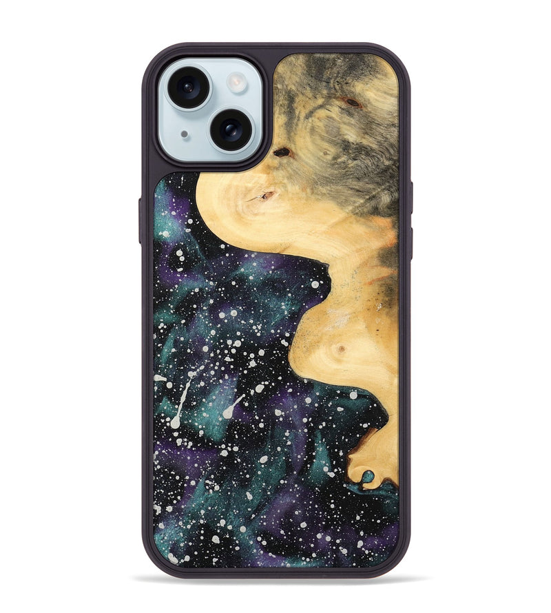 iPhone 15 Plus Wood Phone Case - Minna (Cosmos, 733195)