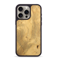 iPhone 15 Pro Max Wood Phone Case - Pink (Wood Burl, 733201)