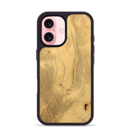 iPhone 16 Wood Phone Case - Pink (Wood Burl, 733201)