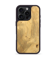 iPhone 16 Pro Wood Phone Case - Pink (Wood Burl, 733201)