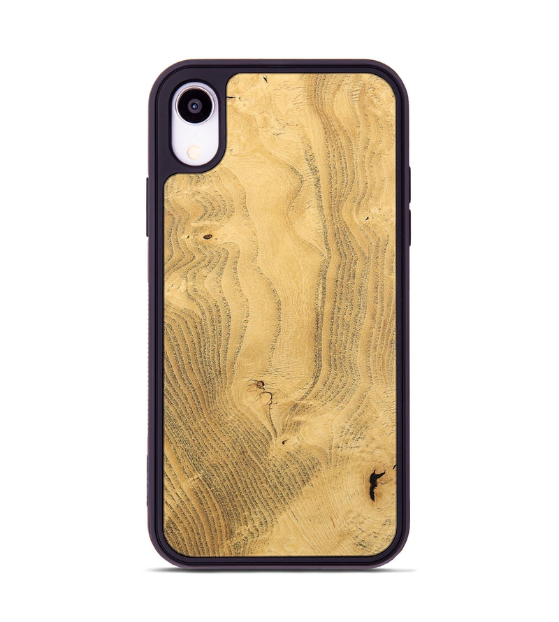 iPhone Xr Wood Phone Case - Pink (Wood Burl, 733201)