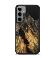 Galaxy S24 Plus Wood Phone Case - Doretha (Pure Black, 733202)