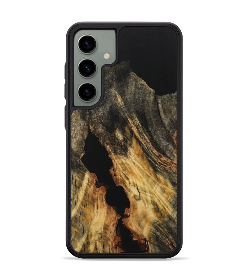 Galaxy S24 Plus Wood Phone Case - Doretha (Pure Black, 733202)