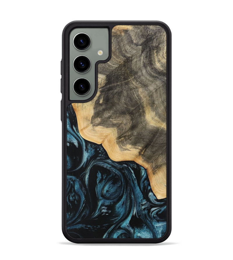 Galaxy S24 Plus Wood Phone Case - Mona (Blue, 733207)