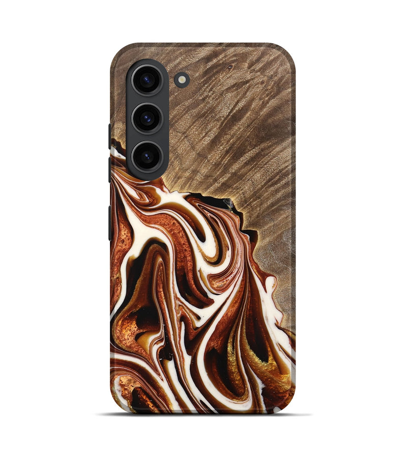 Galaxy S23 Wood Live Edge Phone Case - Gustie (Red, 733392)