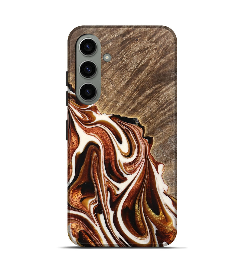 Galaxy S24 Wood Live Edge Phone Case - Gustie (Red, 733392)