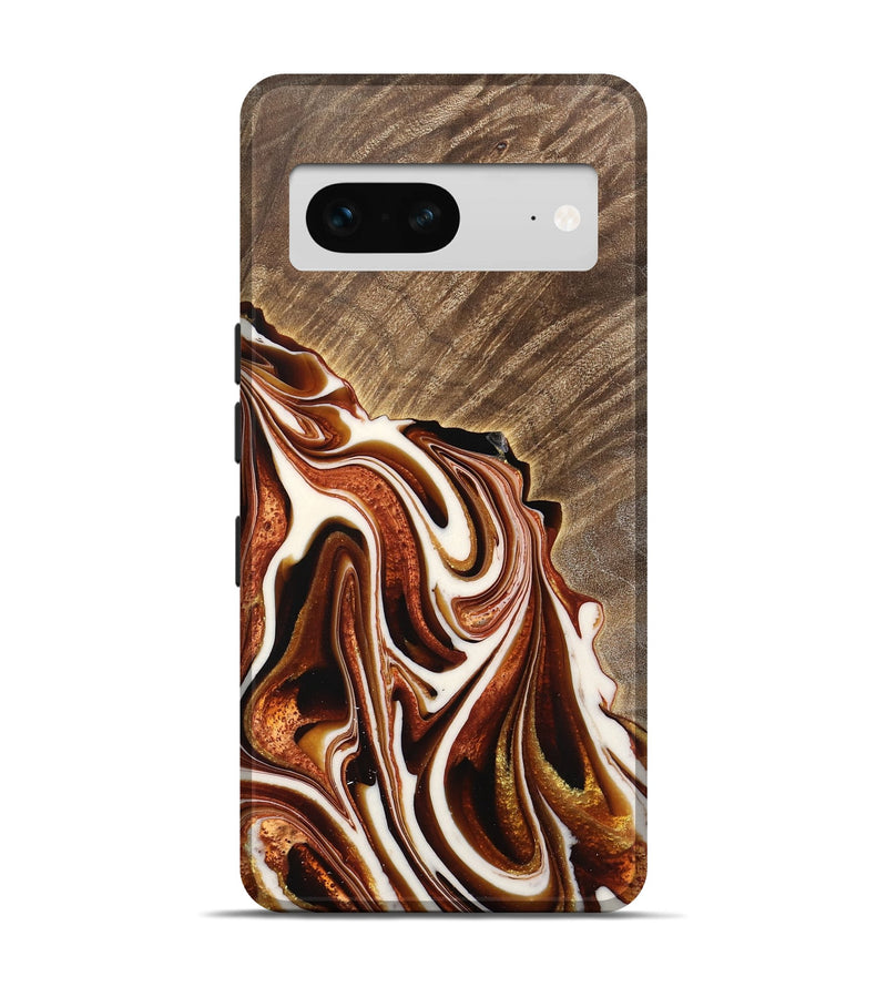 Pixel 7 Wood Live Edge Phone Case - Gustie (Red, 733392)