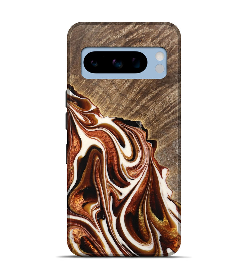 Pixel 8 Pro Wood Live Edge Phone Case - Gustie (Red, 733392)