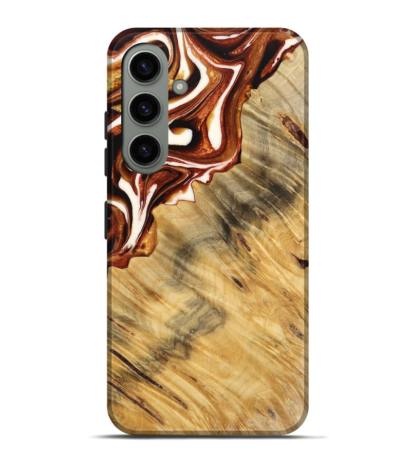 Galaxy S24 Plus Wood Live Edge Phone Case - Aldona (Red, 733394)