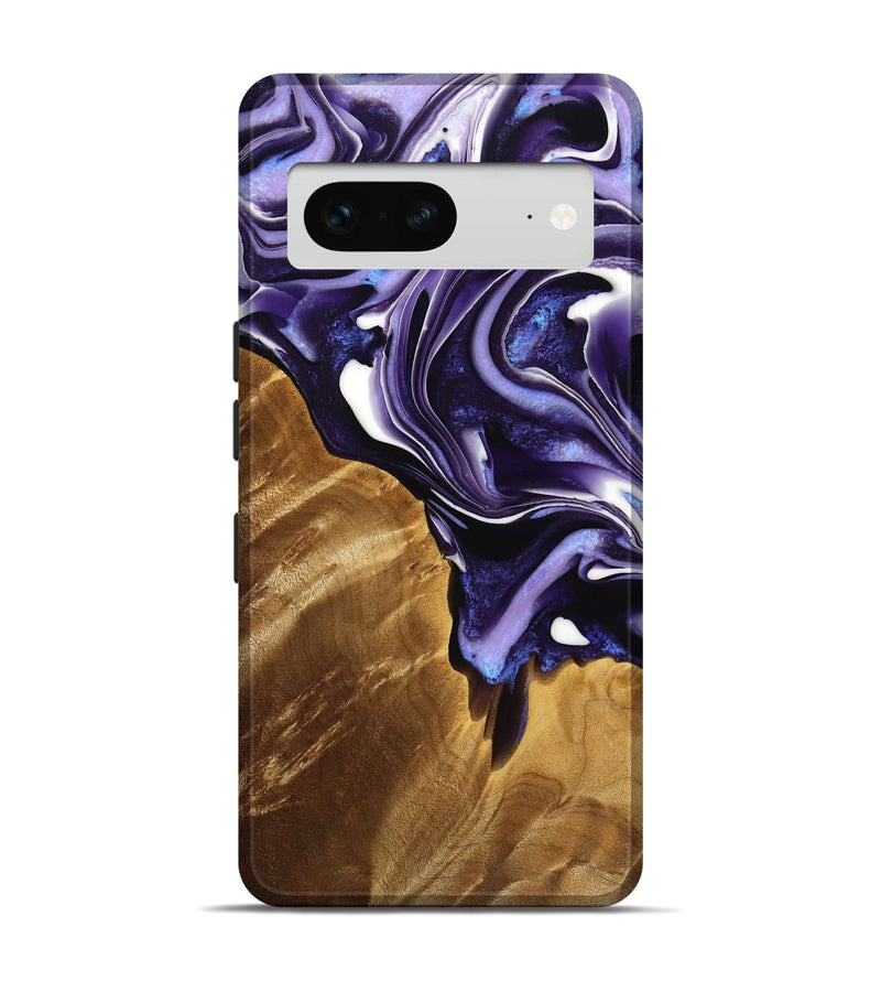 Pixel 7 Wood Live Edge Phone Case - Jonah (Purple, 733399)