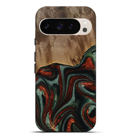 Pixel 9 Pro XL Wood Live Edge Phone Case - Maye (Green, 733407)