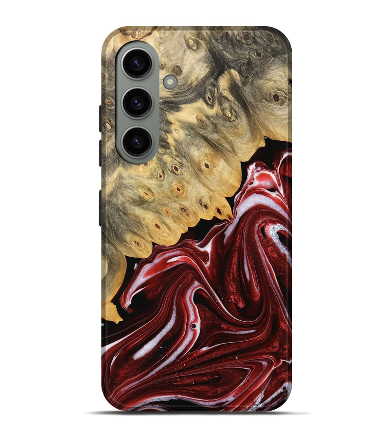 Galaxy S24 Plus Wood Live Edge Phone Case - Tandy (Red, 733410)