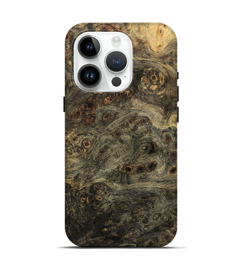 iPhone 15 Pro Wood Live Edge Phone Case - Lelar (Wood Burl, 733411)