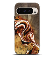 Pixel 9 Pro XL Wood Live Edge Phone Case - Avah (Red, 733415)