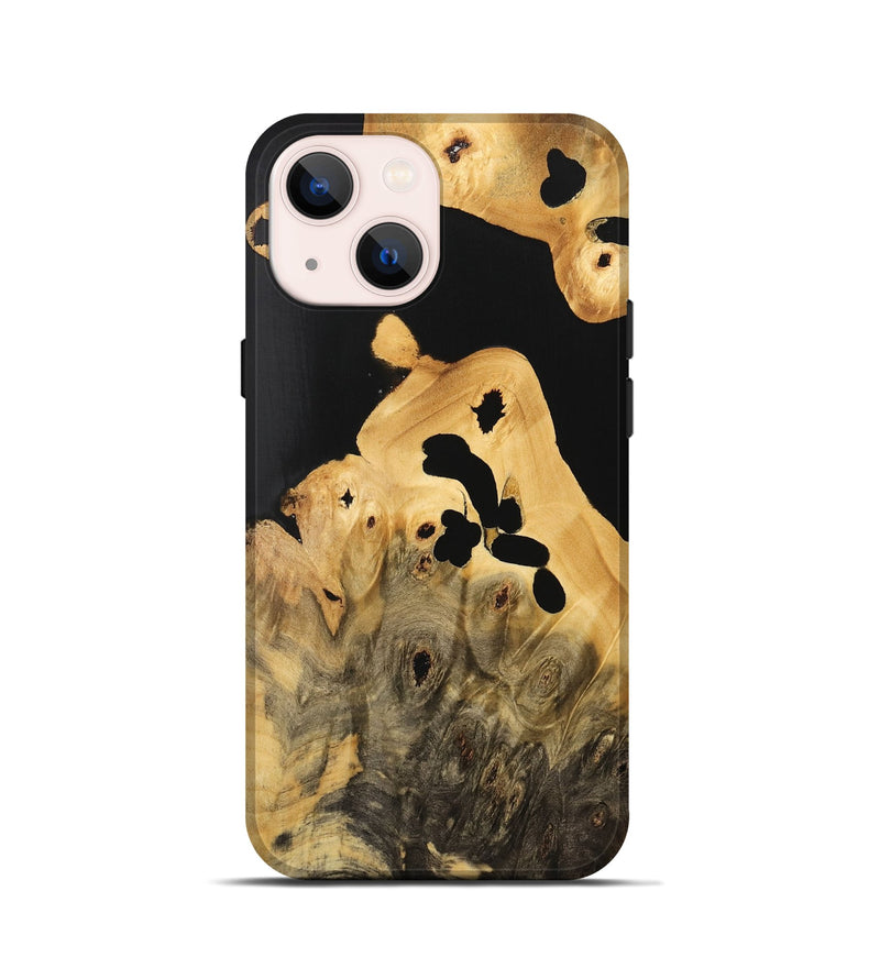 iPhone 13 mini Wood Live Edge Phone Case - Jase (Wood Burl, 733418)