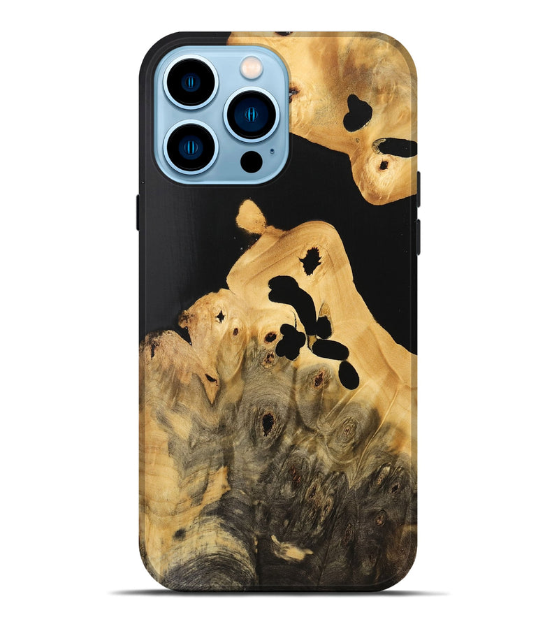 iPhone 14 Pro Max Wood Live Edge Phone Case - Jase (Wood Burl, 733418)