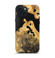 iPhone 15 Wood Live Edge Phone Case - Jase (Wood Burl, 733418)