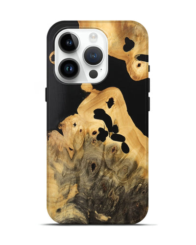 iPhone 15 Pro Wood Live Edge Phone Case - Jase (Wood Burl, 733418)