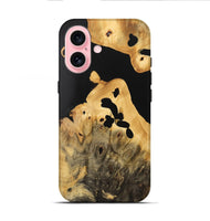 iPhone 16 Wood Live Edge Phone Case - Jase (Wood Burl, 733418)