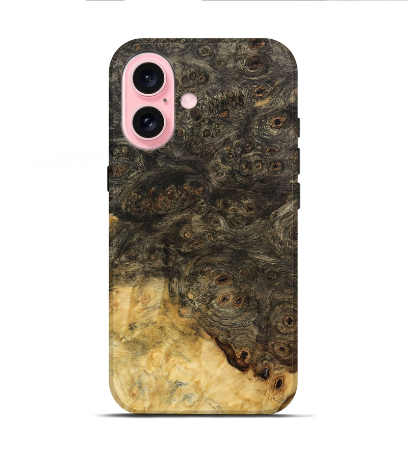 iPhone 16 Wood Live Edge Phone Case - Renata (Wood Burl, 733419)