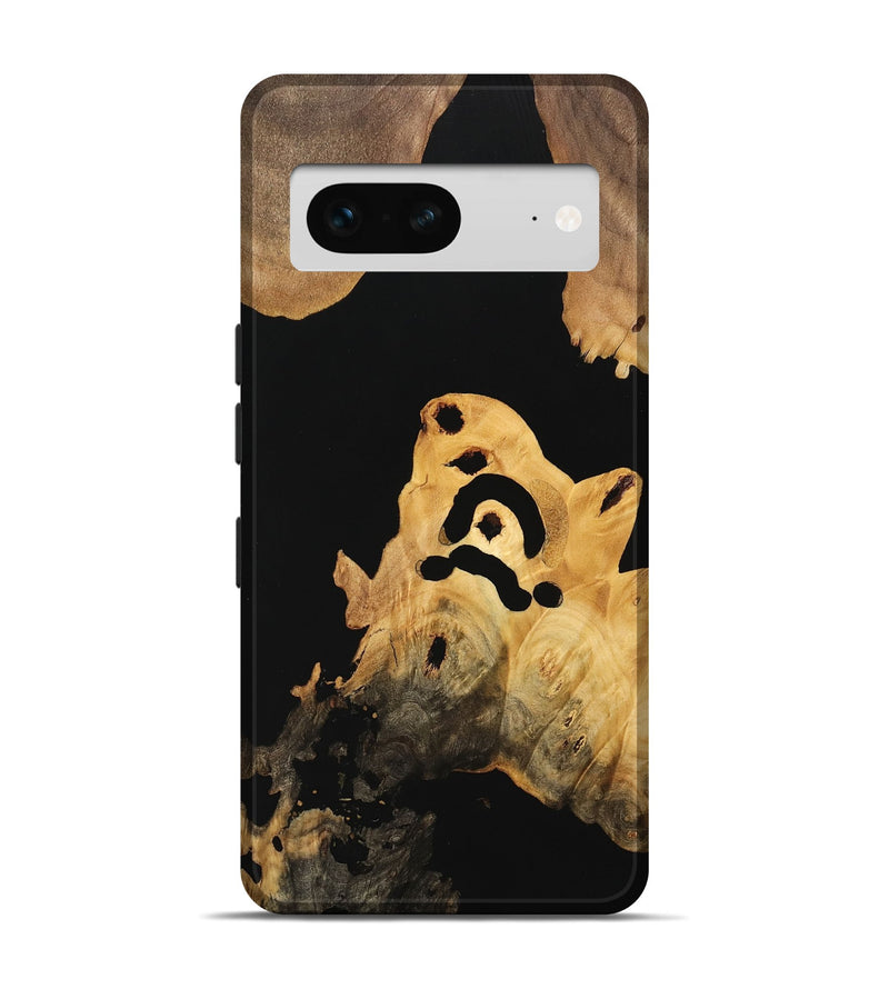 Pixel 7 Wood Live Edge Phone Case - Evert (Pure Black, 733423)