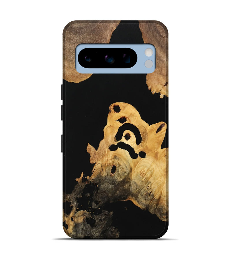 Pixel 8 Pro Wood Live Edge Phone Case - Evert (Pure Black, 733423)