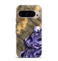 Pixel 9 Wood Live Edge Phone Case - Maurijn (Purple, 733425)