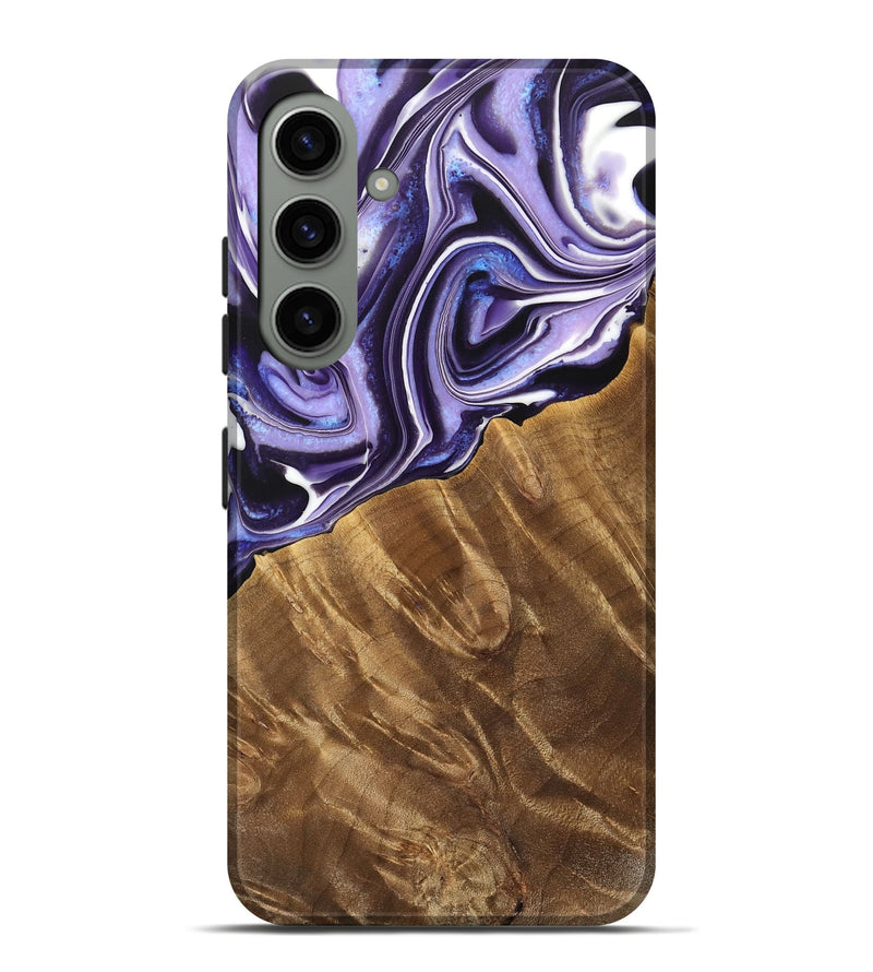 Galaxy S24 Plus Wood Live Edge Phone Case - Sopa (Purple, 733427)