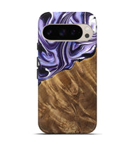 Pixel 9 Wood Live Edge Phone Case - Sopa (Purple, 733427)