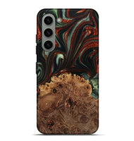 Galaxy S23 Plus Wood Live Edge Phone Case - Barsha (Green, 733430)