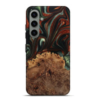 Galaxy S24 Plus Wood Live Edge Phone Case - Barsha (Green, 733430)