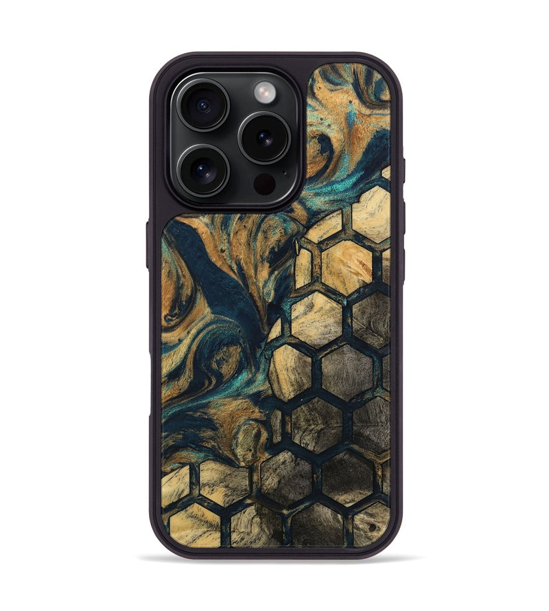 iPhone 16 Pro Wood Phone Case - Sada (Pattern, 733432)