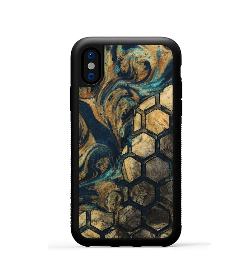 iPhone Xs Wood Phone Case - Sada (Pattern, 733432)