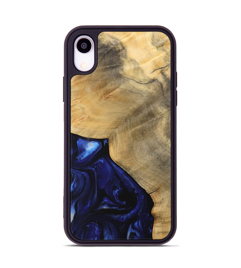 iPhone Xr Wood Phone Case - Fionan (Blue, 733435)