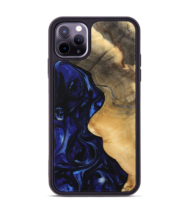 iPhone 11 Pro Max Wood Phone Case - Trixie (Blue, 733438)