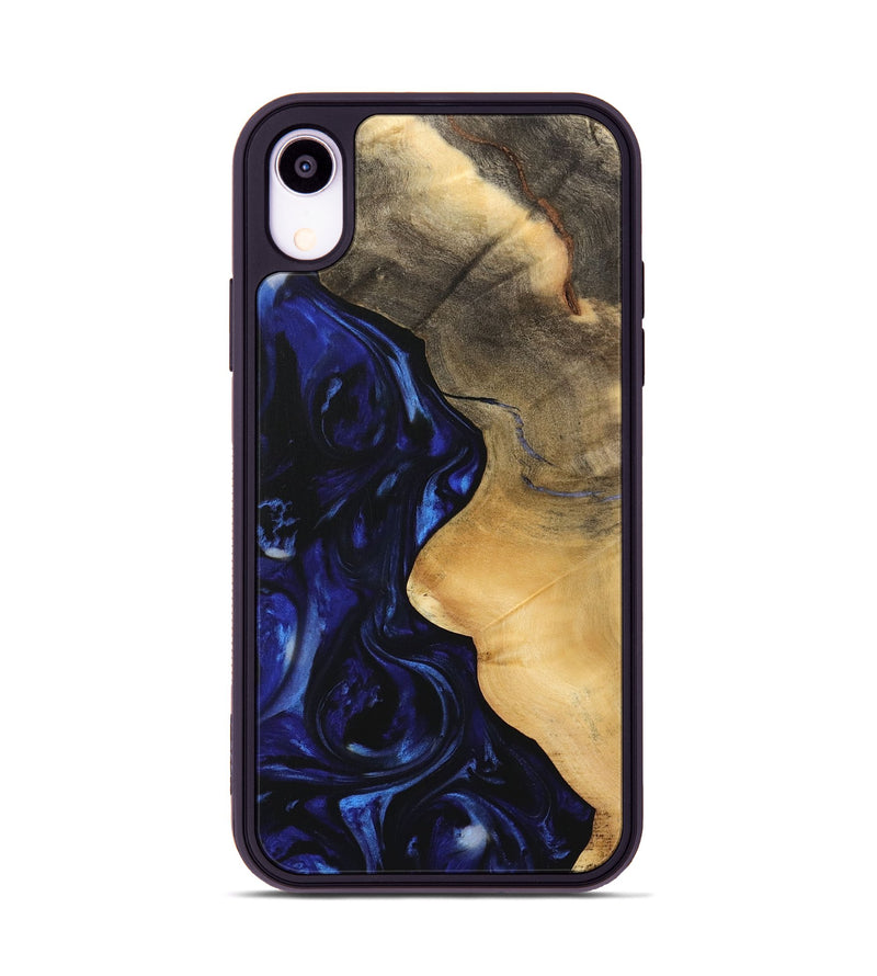 iPhone Xr Wood Phone Case - Trixie (Blue, 733438)