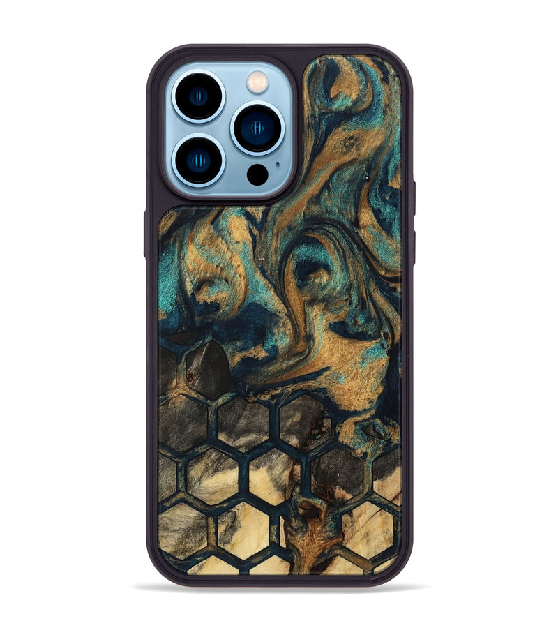 iPhone 14 Pro Max Wood Phone Case - Gregg (Pattern, 733440)