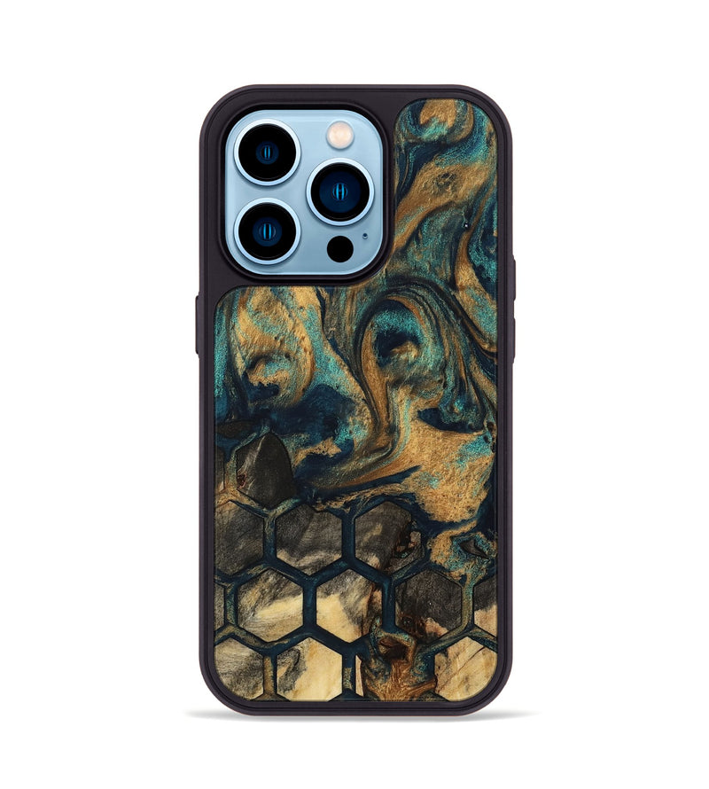 iPhone 14 Pro Wood Phone Case - Gregg (Pattern, 733440)