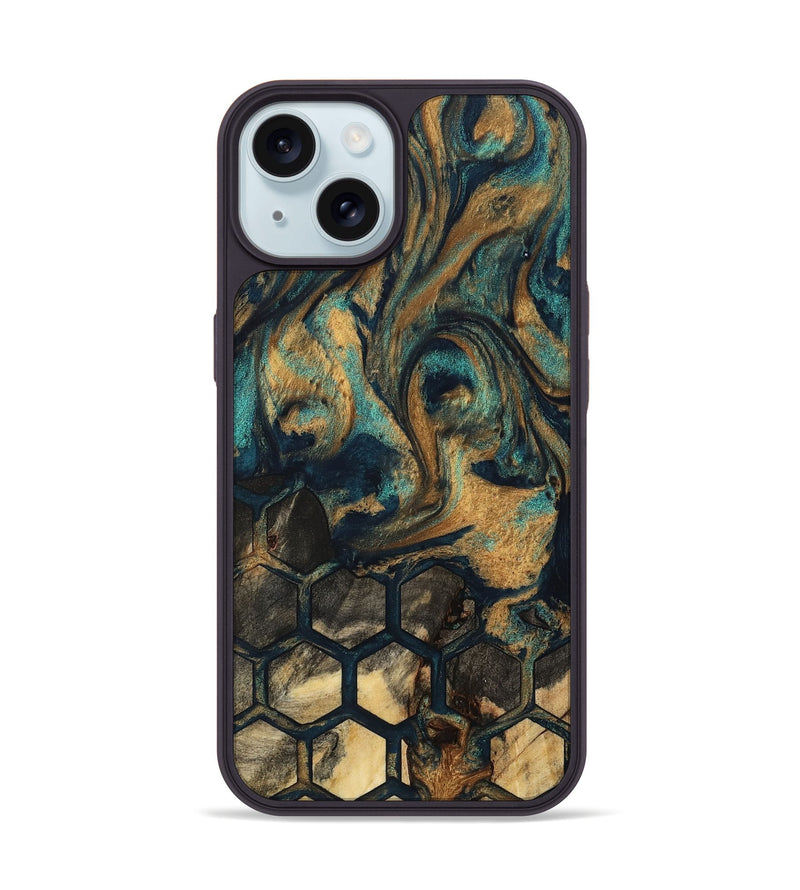 iPhone 15 Wood Phone Case - Gregg (Pattern, 733440)