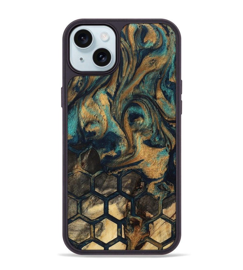 iPhone 15 Plus Wood Phone Case - Gregg (Pattern, 733440)